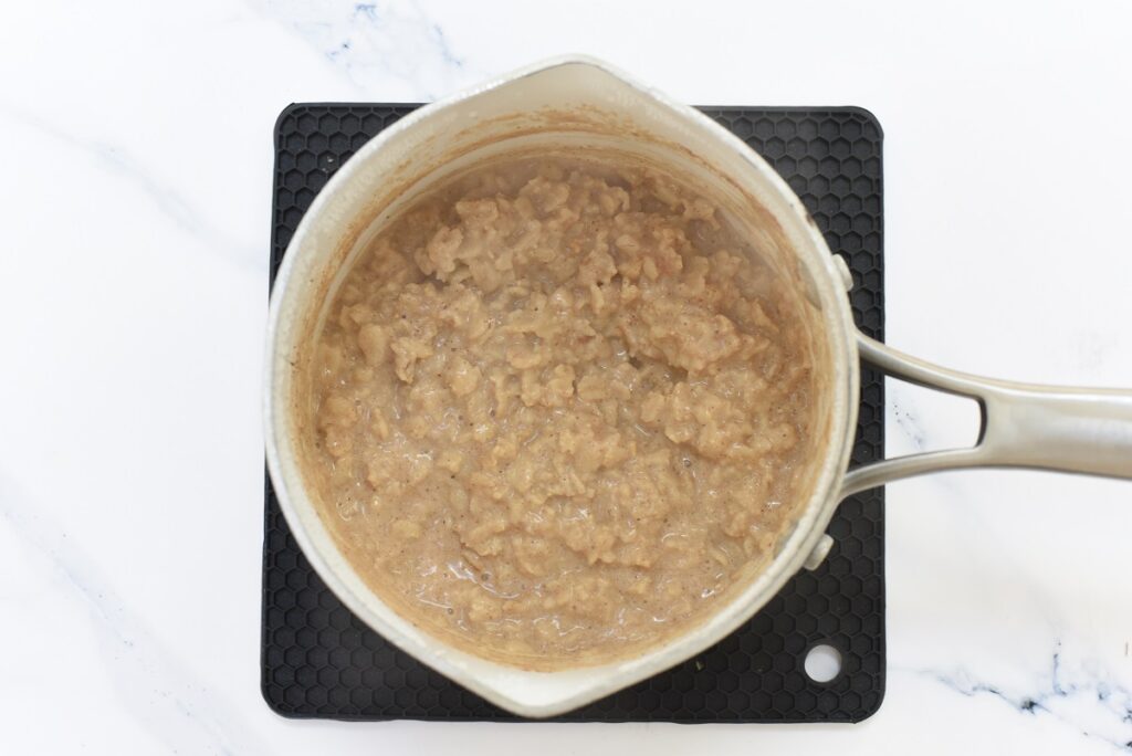 Easy Oatmeal Recipe in pan