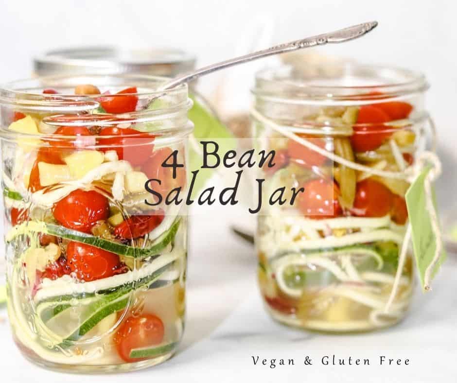 4 Bean Salad Jar
