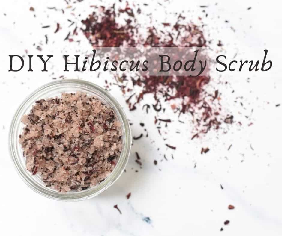 DIY Hibiscus Body Scrub