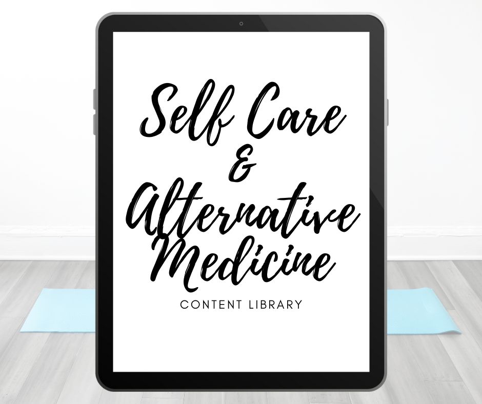 Self care and alternative medicine